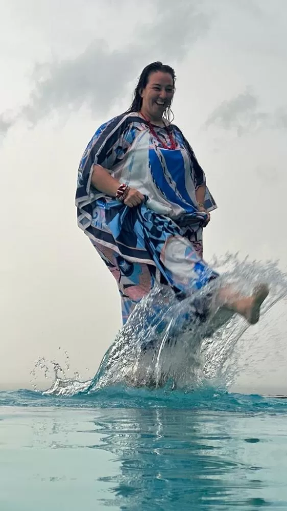 Maria Luiza &eacute; paulista mas tem uma forte conex&atilde;o com o Amazonas e vive atualmente em Dubai.