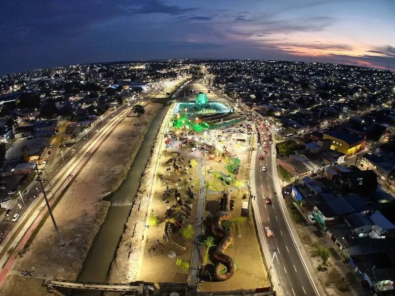 Prefeitura de Manaus inaugura parque Gigantes da Floresta para promover a alegria das crianças da capital