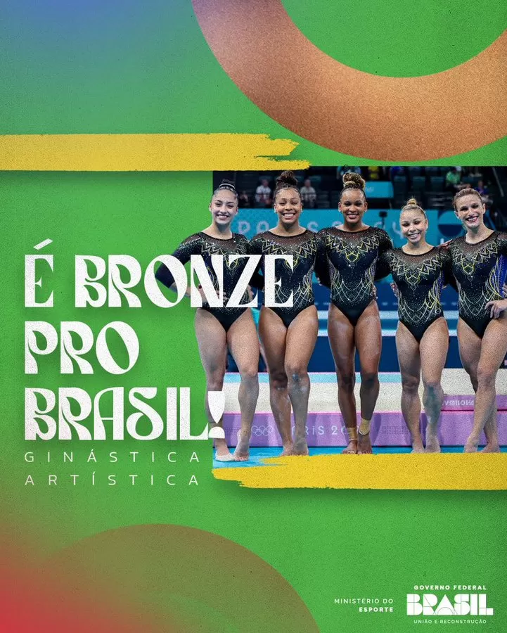 É BROOOONZE PARA O BRASIL! 