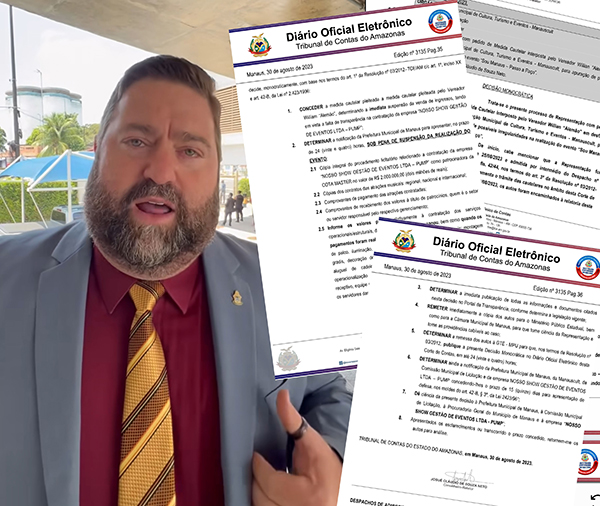 TCE acata requerimento do Vereador William Alemão e dá 24h para Prefeitura publicar contratos.